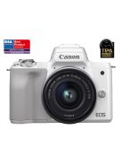 Canon EOS M50 váz (white) + EF-M 15-45mm /3.5-6.3 IS STM (2681C012)