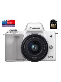   Canon EOS M50 váz (white) + EF-M 15-45mm /3.5-6.3 IS STM (2681C012)
