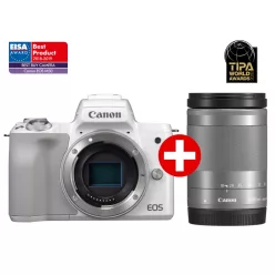   Canon EOS M50 váz (white) + EF-M 18-150mm/3.5-6.3 IS STM (2681C042)