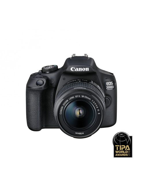 Canon EOS 2000D + EF-S 18-55mm / 3.5-5.6 IS II (Value Up Kit) (2728C013)