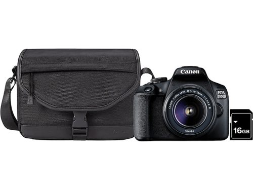 Canon EOS 2000D + EF-S 18-55mm / 3.5-5.6 III (Canon SB130 táska + 16GB SD kártya) (2728C054)