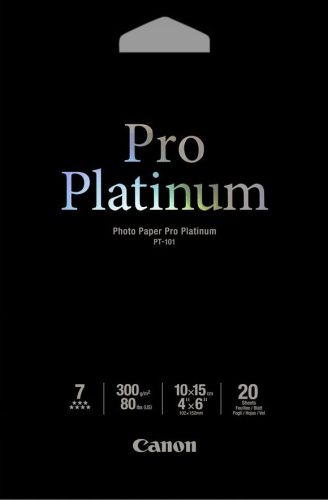 Canon PT-101 Photo Paper Pro (Platinum) (10x15cm) (20 lap) (2768B013)