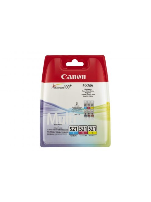 Canon CLI-521 3-in-1 tintapatron multipack
