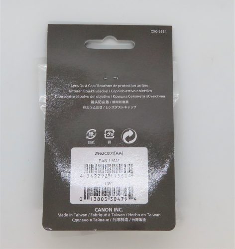 Canon RF objektív hátsó sapka (for RF + RF-S objektív) (2962C001)