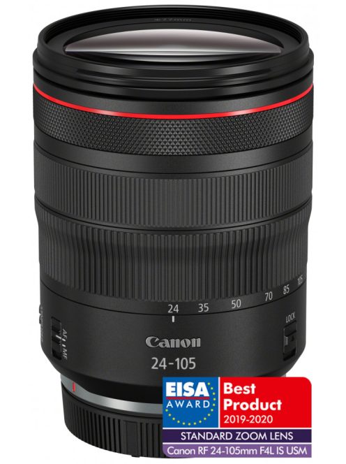 Canon RF 24-105mm / 4 L IS USM -82.000Ft (KUPON-82 kuponkóddal) (2963C005)