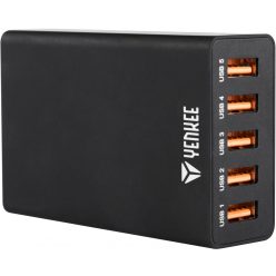 Yenkee YAC 3005BK USB töltőállomás 5 port (30015711)