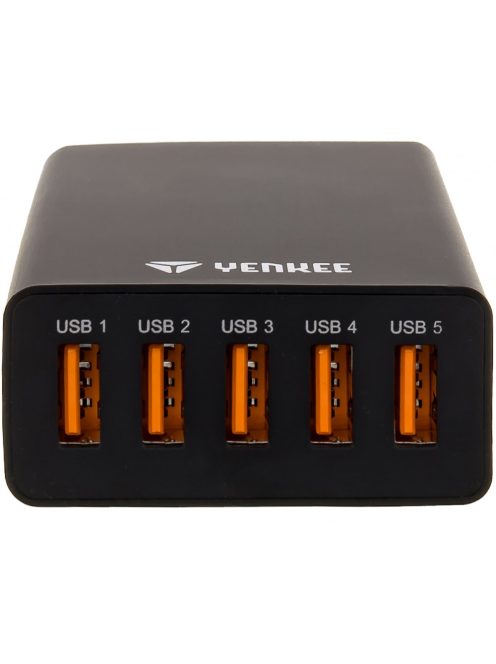 Yenkee YAC 3005BK USB töltőállomás 5 port (30015711)