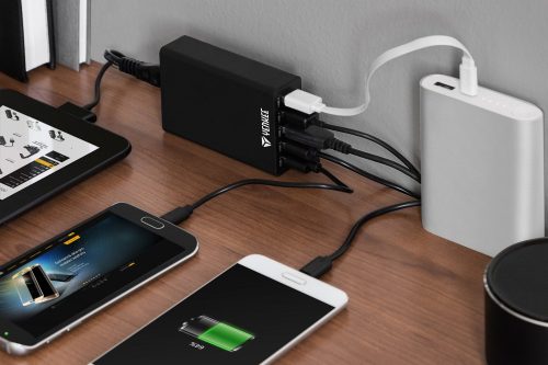 Yenkee YAC 3005BK USB töltőállomás 5 port (30015711)