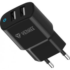 Yenkee YAC 2020BK dual USB hálózati töltő (30017823)
