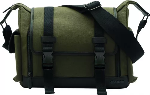 Canon MS12 fotós oldaltáska - olívazöld színű