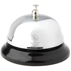 Leopold Vienna Table Bell Concierge chrome plated