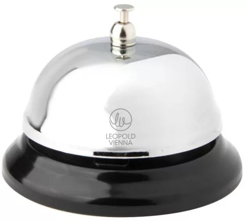 Leopold Vienna Table Bell Concierge chrome plated