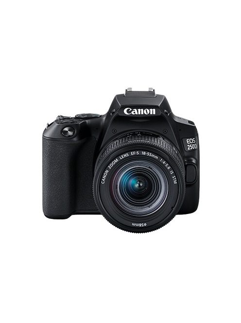 Canon EOS 250D body 1+2 years warranty** + EF-S 18-55mm /4-5.6 IS STM, black (3454C002)