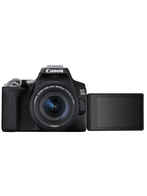 Canon EOS 250D body 1+2 years warranty** + EF-S 18-55mm /4-5.6 IS STM, black (3454C002)