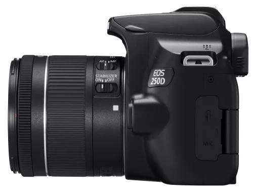 Canon EOS 250D body 1+2 years warranty** + EF-S 18-55mm /4-5.6 IS STM, black (3454C002)