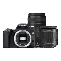   Canon EOS 250D body 1+2 years warranty** + EF-S 18-55mm /3.5-5.6 III, black (3454C003)