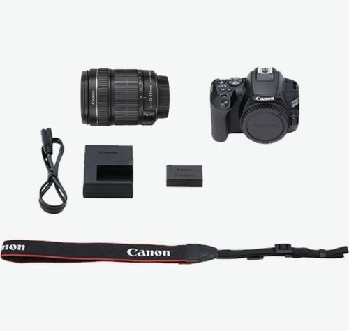 Canon EOS 250D body 1+2 years warranty** + EF-S 18-135mm /3.5-5.6 IS STM, black (3454C019)