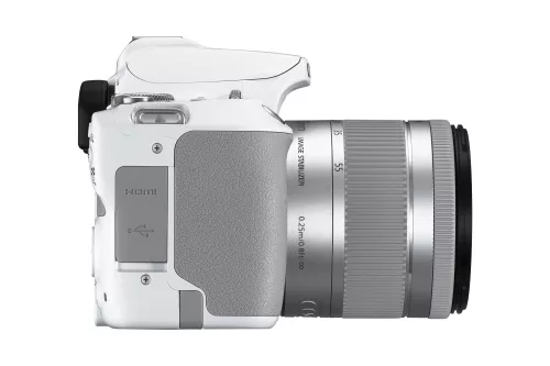 Canon EOS 250D body 1+2 years warranty** + EF-S 18-55mm /4-5.6 IS STM, white (3458C001)