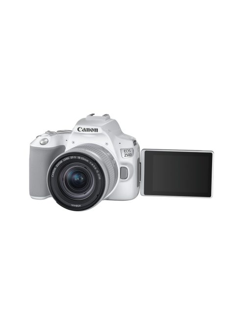 Canon EOS 250D Gehäuse 1+2 Jahre Garantie** + EF-S 18-55mm /4-5.6 IS STM, weiß (3458C001)
