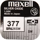 Maxell SR626SW (377) ezüst-oxid óraelem