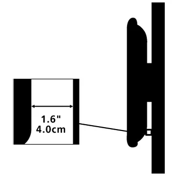 STELL SHO 1020S univerzális TV falikonzol (ezüst) (25"-50")