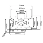 Stell SHO 1028 dönthető 13"-30" TV tartó konzol