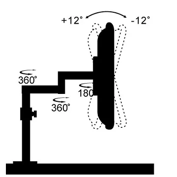 STELL SHO 1032 SINGLE monitortartó (13”-30”)
