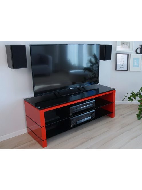 Stell SHO 1141-univerzális TV-asztal - piros színű