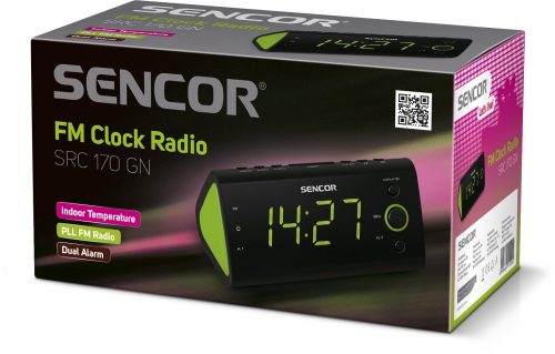 Sencor SRC 170 GR (green) Rádiós ébresztőóra (35039461)