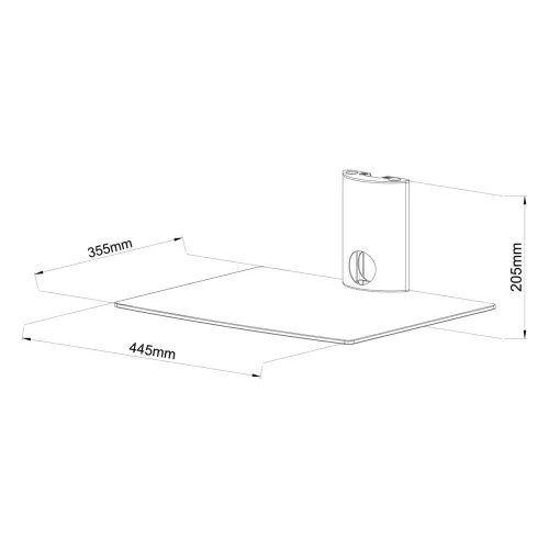 Stell SHO 1180 univerzális média polc