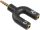 Sencor SAV 188-000 3,5 jack 4P M-2x F P - adapter (35046251)