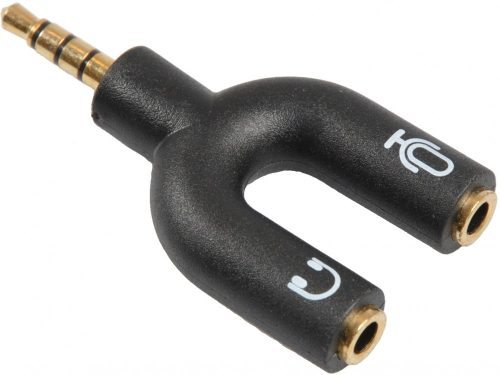 Sencor SAV 188-000 3,5 jack 4P M-2x F P - adapter (35046251)