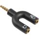 Sencor SAV 188-000 3,5 jack 4P M-2x F P - adapter (35046251)