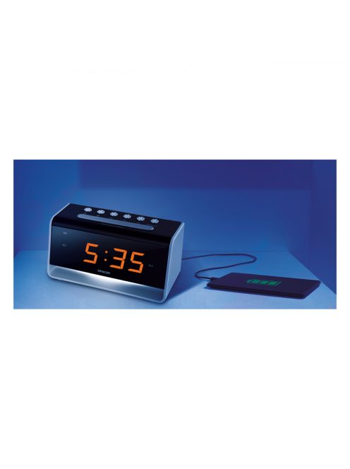 Sencor SDC 4400W ébresztőóra / USB töltő (35048704)