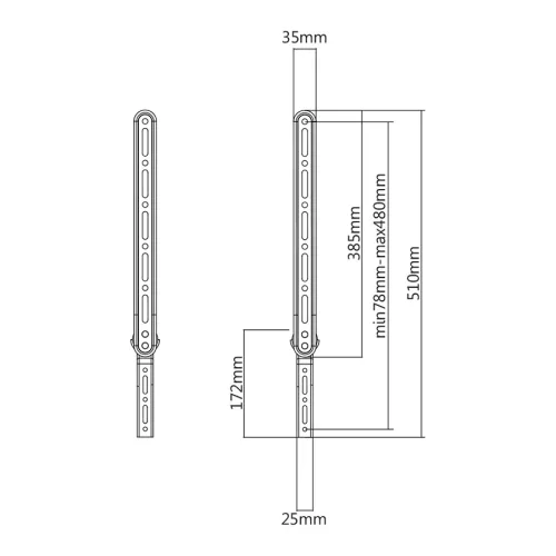 Stell SHO 5010 soundbar tartó (1 pár)
