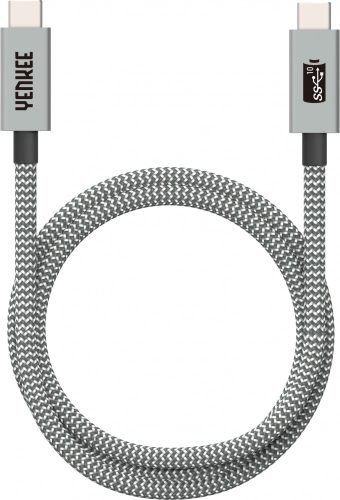 Yenkee YCU 331 GY kábel USB-C /// USB-C (1m) (gray) (35052301)
