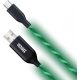 Yenkee YCU 341 kábel USB A 2.0 / USB C (1m) (green) (LED) (35053493)