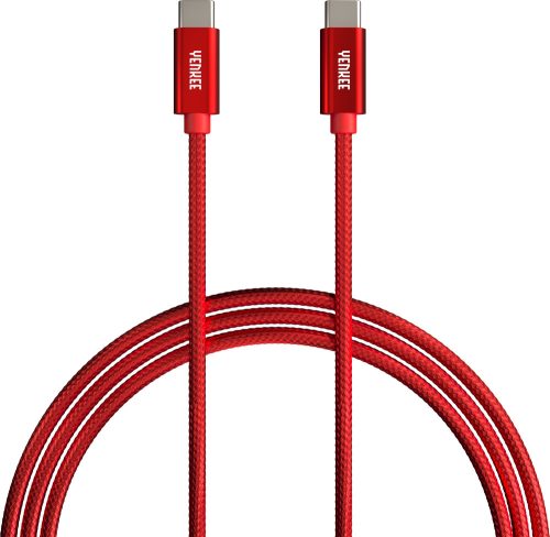 Yenkee YCU C102 RD kábel USB-C /// USB-C (2m) (red) (35056016)