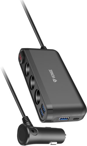 YENKEE YAC 470 töltőállomás autóba (12V/24V) (PD 20W)