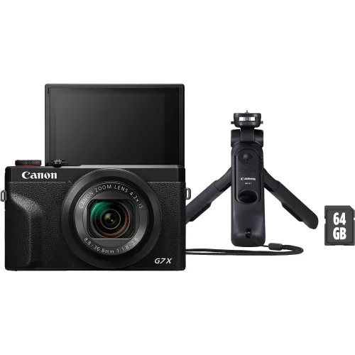 Canon PowerShot G7x mark III (black) (VLOGGER KIT) (3637C027)