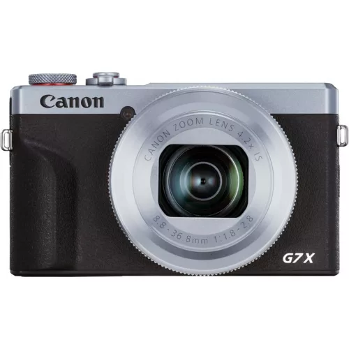 Canon PowerShot G7x mark III (+128GB memóriakártya) (silver) (3638C002)