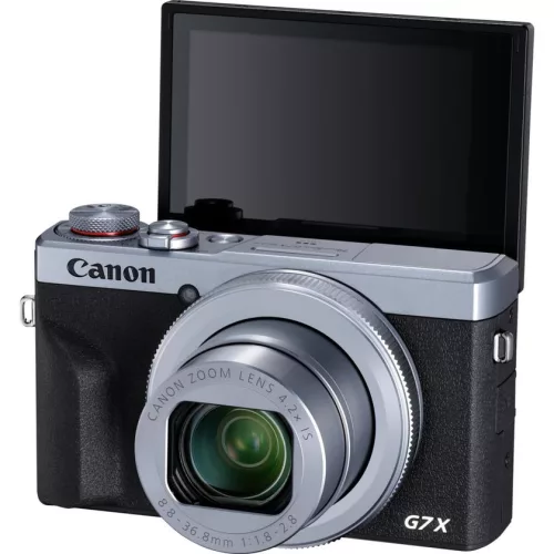 Canon PowerShot G7x mark III (+128GB memóriakártya) (silver) (3638C002)