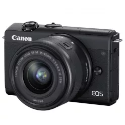   Canon EOS M200 (black) + EF-M 15-45mm / 3.5-6.3 IS STM (3699C010)