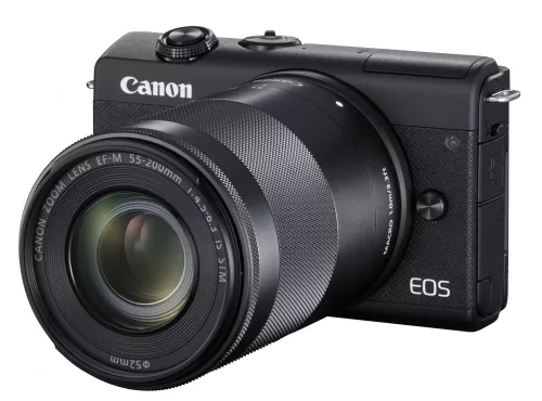 Canon EOS M200 (black) + EF-M 15-45mm / 3.5-6.3 IS STM + EF-M 55-200mm / 4.5-6.3 IS STM (3699C018)