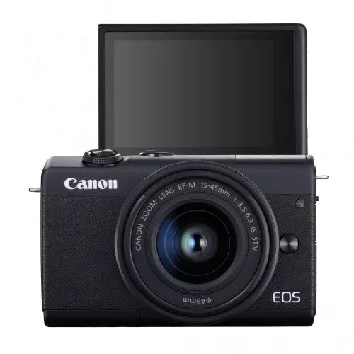 Canon EOS M200 (black) + EF-M 15-45mm / 3.5-6.3 IS STM + EF-M 55-200mm / 4.5-6.3 IS STM (3699C018)