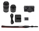 Canon EOS M200 (black) + EF-M 15-45mm / 3.5-6.3 IS STM + EF-M 55-200mm / 4.5-6.3 IS STM (3699C018)
