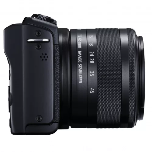 Canon EOS M200 (black) + EF-M 15-45mm / 3.5-6.3 IS STM + EF-M 55-200mm / 4.5-6.3 IS STM (3699C018)