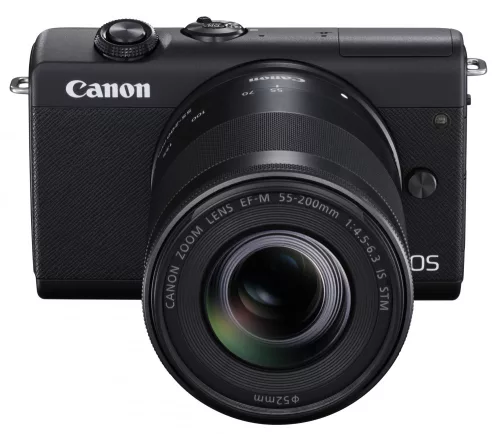 Canon EOS M200 (black) + EF-M 15-45mm / 3.5-6.3 IS STM + EF-M 55-200mm / 4.5-6.3 IS STM (3699C018)