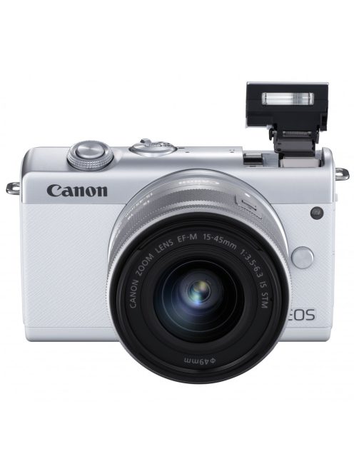 Canon EOS M200 (white) + EF-M 15-45mm / 3.5-6.3 IS STM (3700C010)