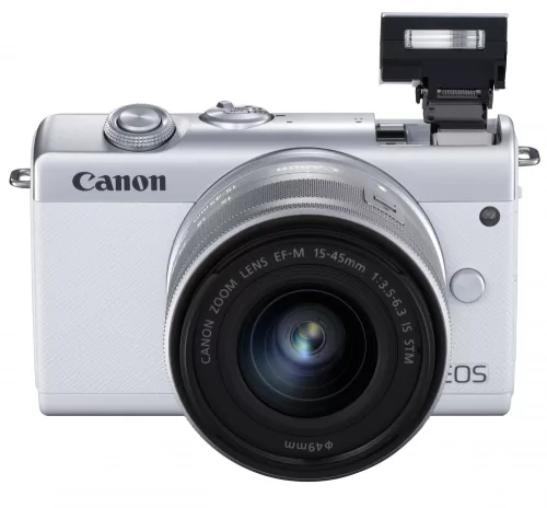 Canon EOS M200 (white) + EF-M 15-45mm / 3.5-6.3 IS STM (3700C010)